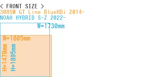 #308SW GT Line BlueHDi 2014- + NOAH HYBRID S-Z 2022-